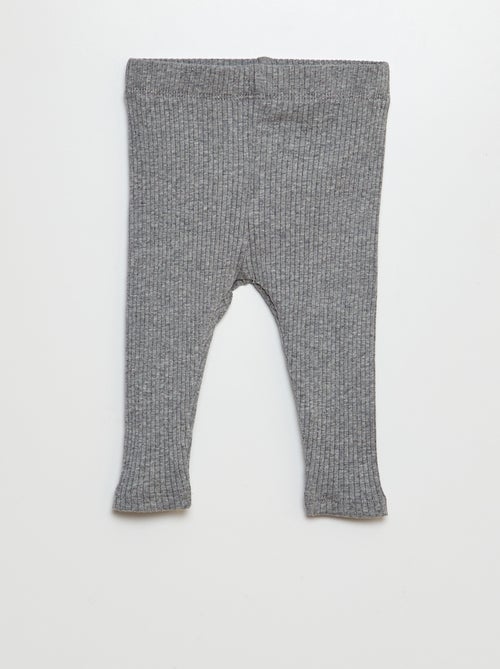 Pack of 2 ribbed leggings - Kiabi
