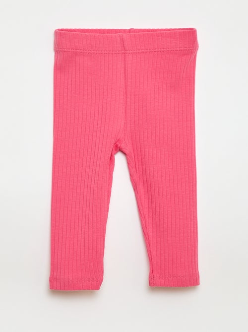 Pack of 2 Ribbed Leggings - Kiabi