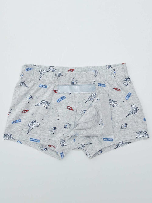 Pack of 2 rip-tab boxers - easy-to-wear collection - Kiabi