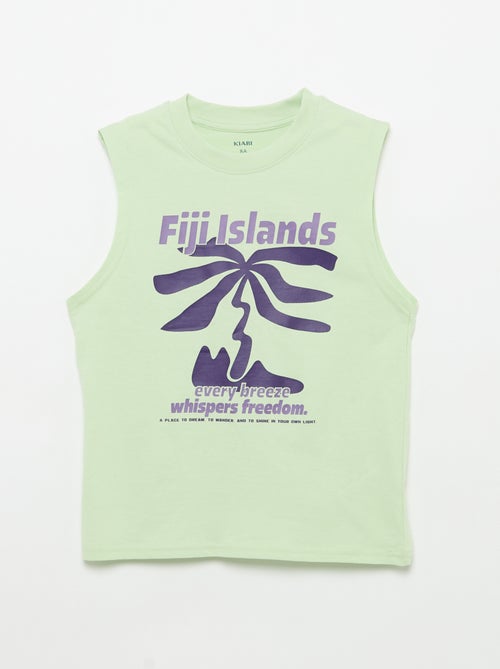 Pack of 2 round-neck tank tops - Kiabi