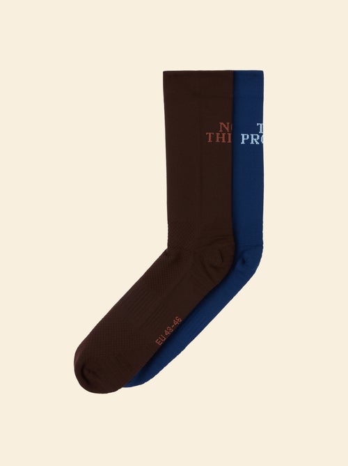 Pack of 2 Socks with Inscription - (ekstract) - Kiabi