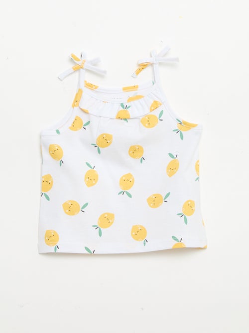 Pack of 2 Strap Tank Tops - Kiabi