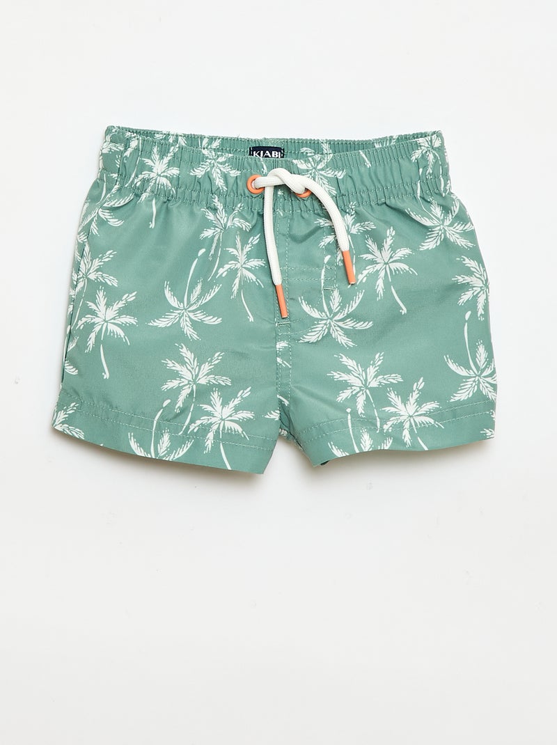 Pack of 2 swim shorts Green - Kiabi
