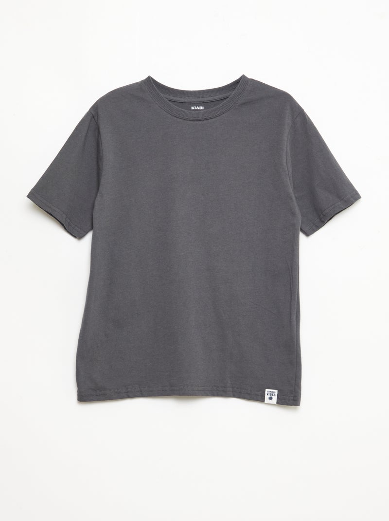 Pack of 2 T-shirts Beige - Kiabi