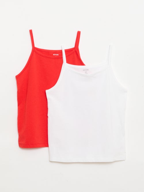 Pack of 2 tank tops - Kiabi