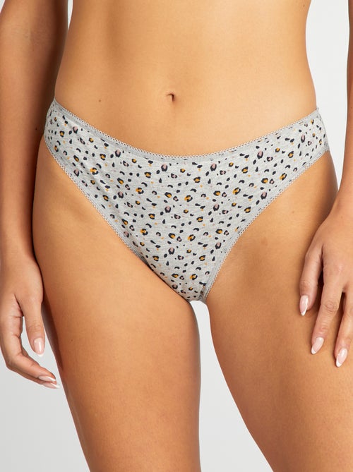 Pack of 3 cotton briefs - Kiabi