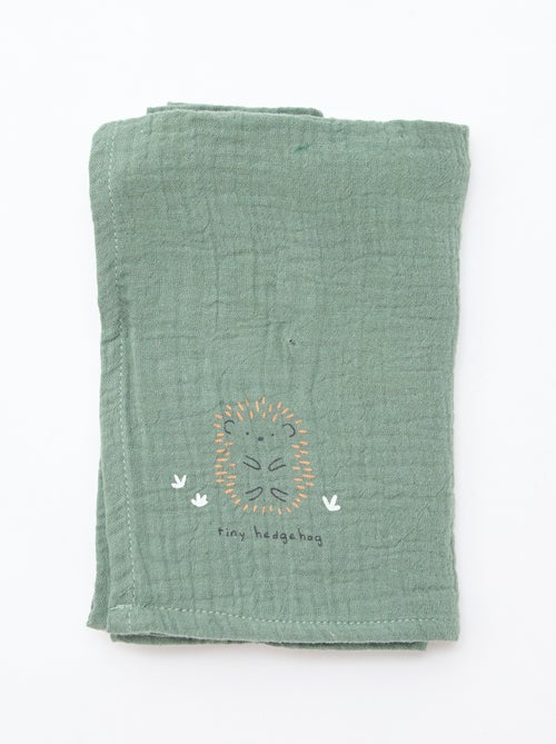 Pack of 3 cotton gauze squares - Kiabi