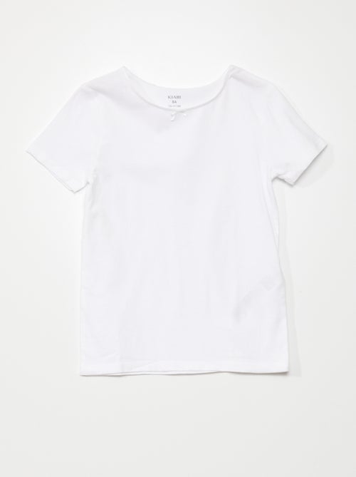 Pack of 3 Cotton Undershirts - Kiabi