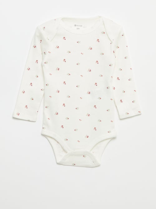 Pack of 3 long-sleeved bodysuits - Kiabi