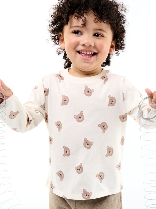 Pack of 3 long-sleeved t-shirts - Kiabi