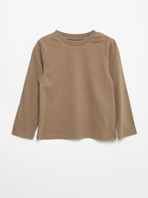 Pack of 3 long-sleeved t-shirts - Kiabi