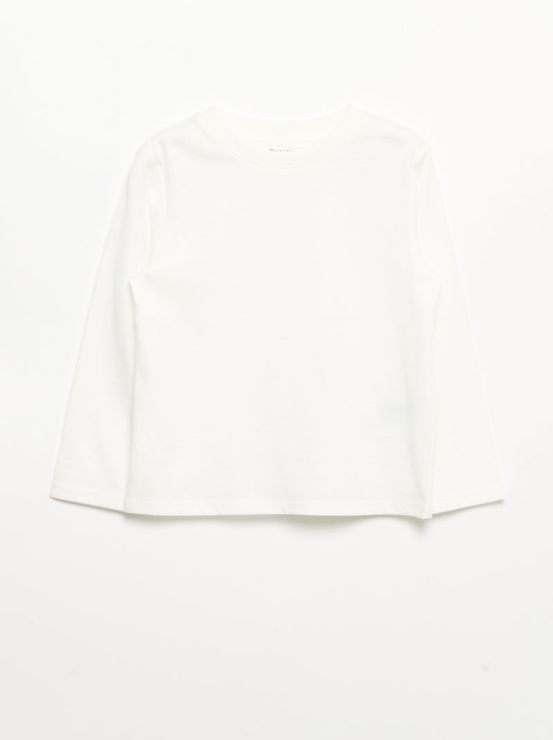 Pack of 3 long-sleeved t-shirts Khaki - Kiabi
