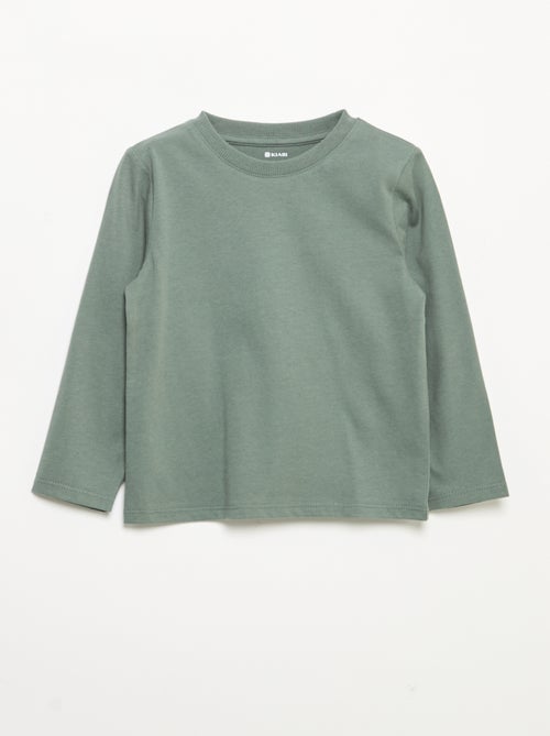 Pack of 3 long-sleeved t-shirts - Kiabi