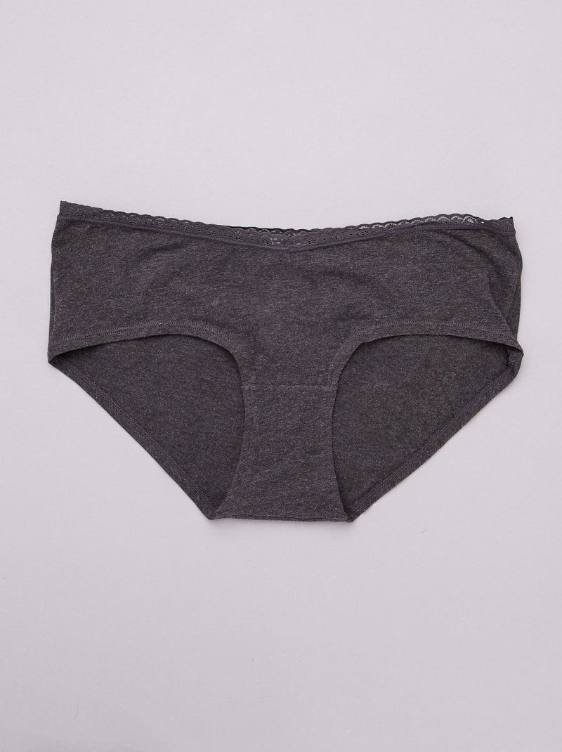 Pack of 3 Maternity Shorts black - Kiabi