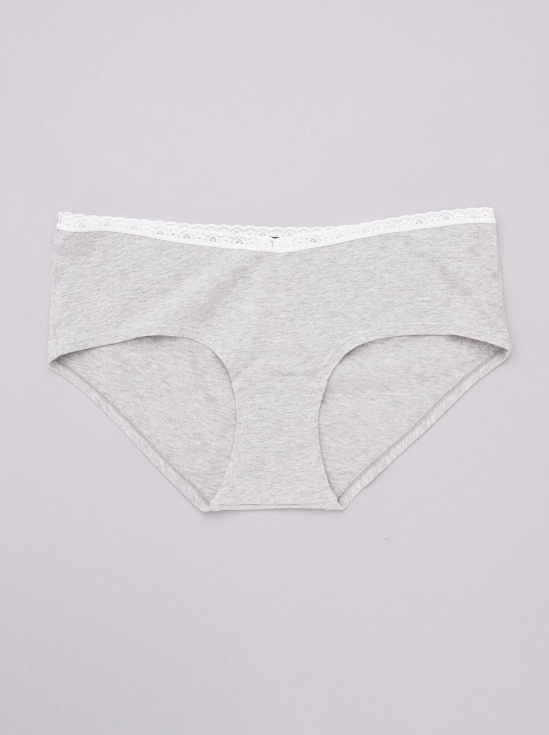 Pack of 3 Maternity Shorts white - Kiabi
