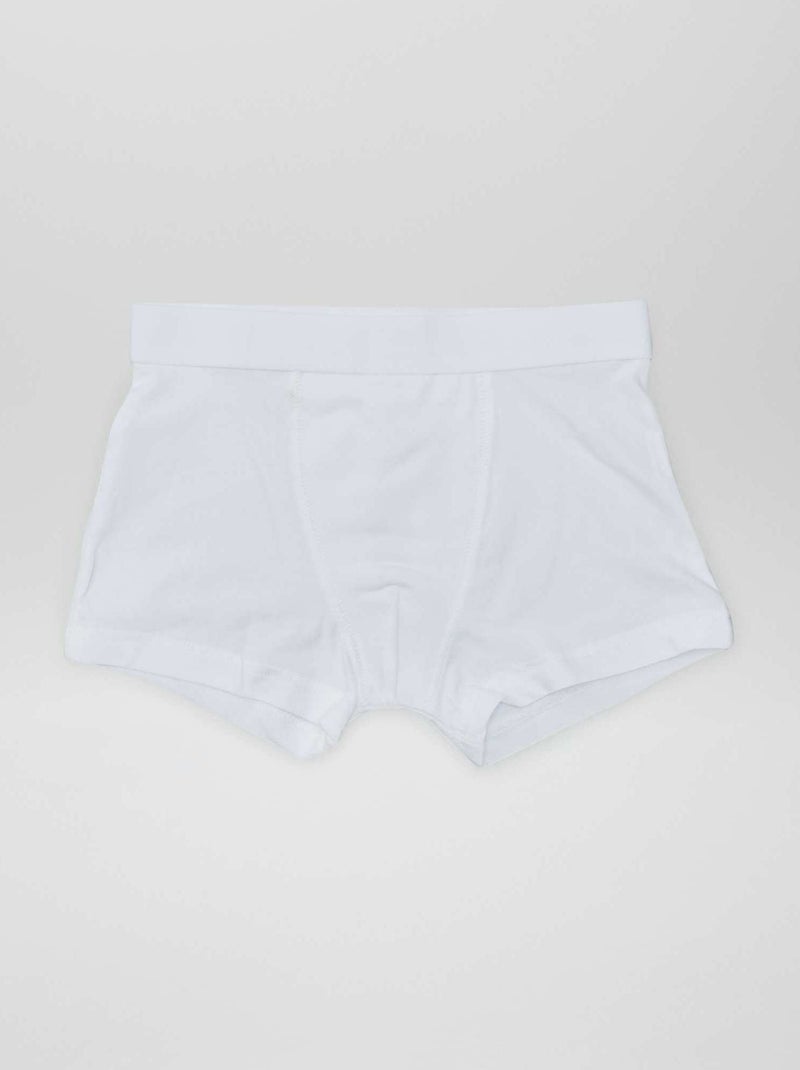 Pack of 3 pairs of boxer shorts WHITE - Kiabi