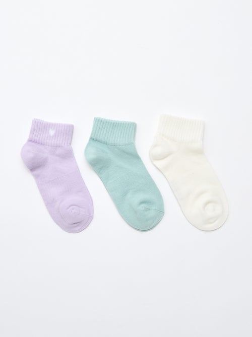 Pack of 3 pairs of sports socks - Kiabi