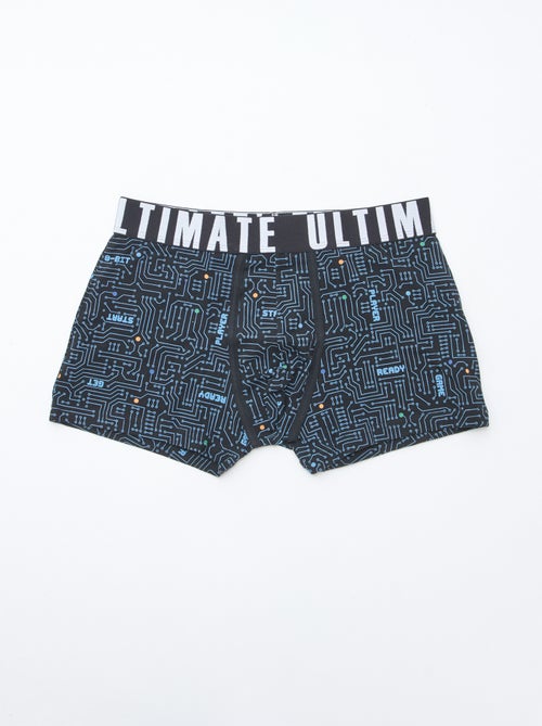 Pack of 3 patterned boxer shorts - Kiabi