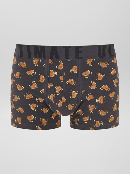 Pack of 3 patterned boxer shorts - Kiabi