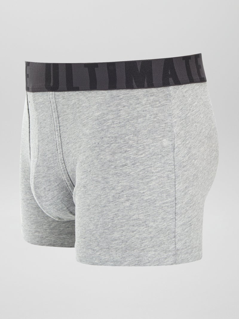 Pack of 3 patterned boxer shorts GREEN - Kiabi