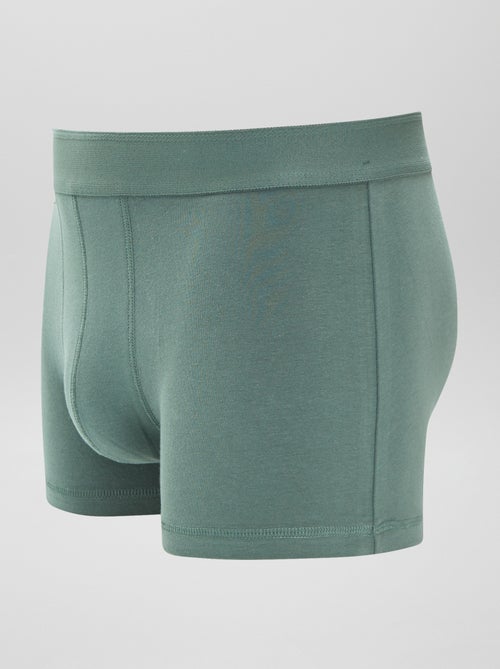 Pack of 3 plain boxers - Kiabi