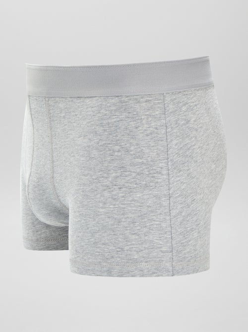 Pack of 3 plain boxers - Kiabi