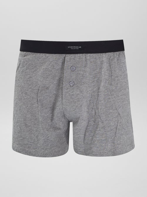 Pack of 3 plain boxers - Kiabi