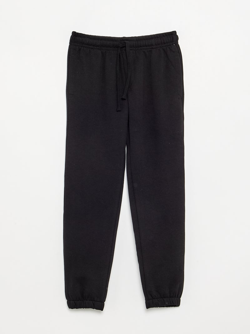 Pack of 3 Plain Jogging Bottoms Grey - Kiabi