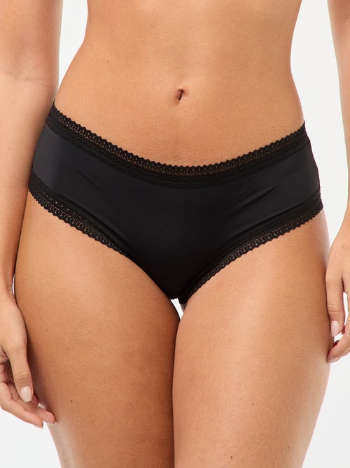 Pack of 3 Printed Microfiber Shorties - Kiabi