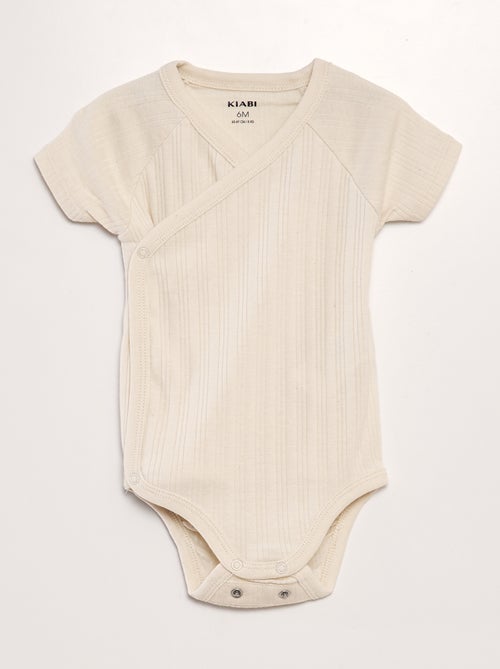 Pack of 3 ribbed bodysuits - Kiabi
