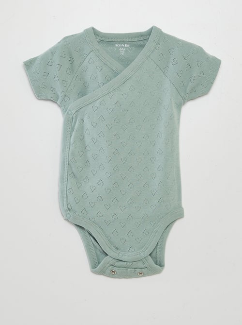 Pack of 3 ribbed bodysuits - Kiabi