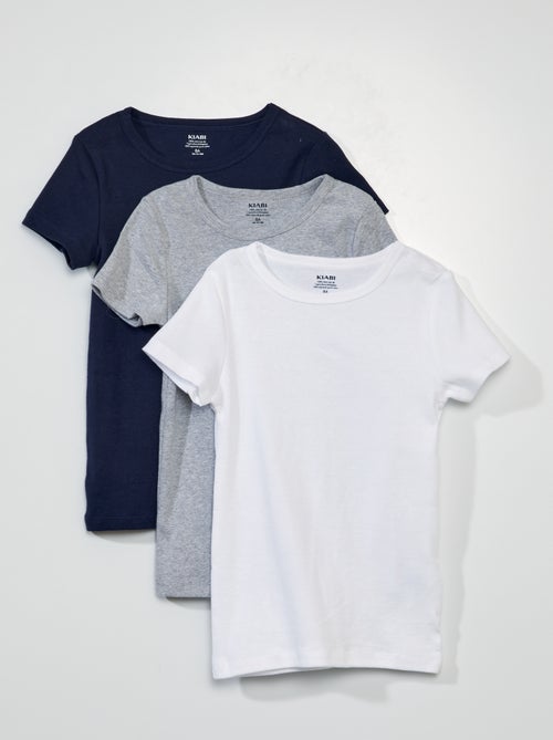 Pack of 3 Short-Sleeved T-Shirts - Kiabi