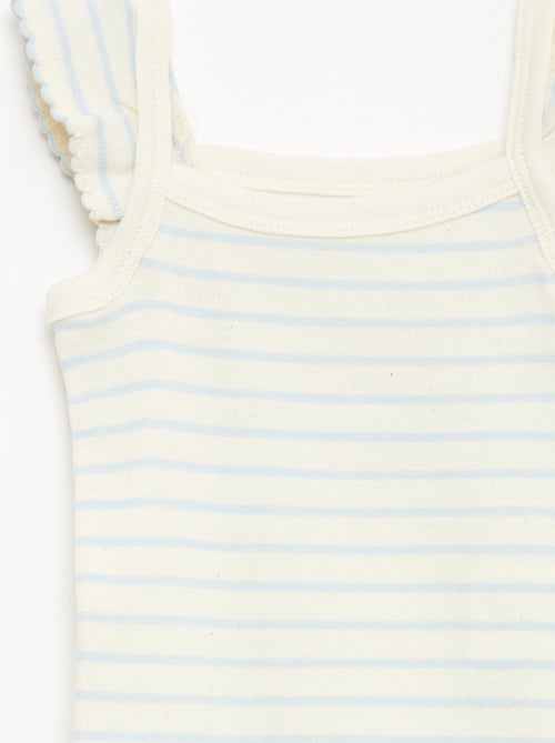 Pack of 3 Sleeveless Bodysuits - Kiabi