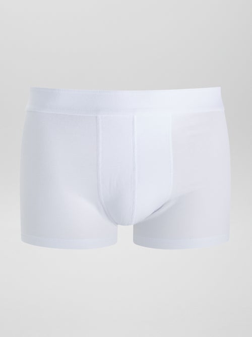 Pack of 3 Solid Boxers - Kiabi