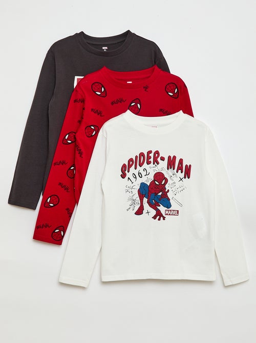 Pack of 3 'Spider-Man' 'Marvel' T-shirts - Kiabi