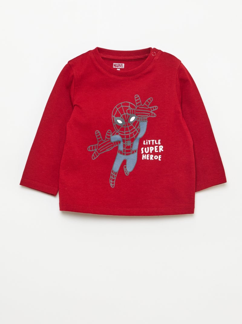 Pack of 3 'Spiderman' T-shirts Blue - Kiabi