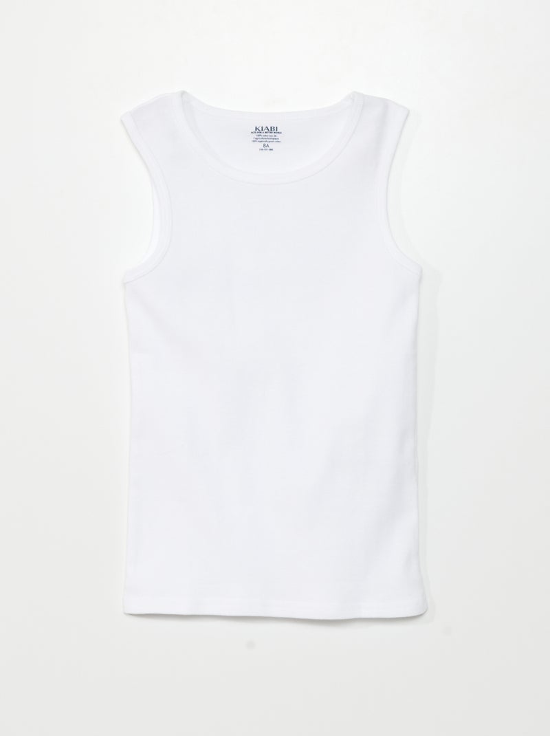 Pack of 3 Tank Tops WH_BLUE - Kiabi
