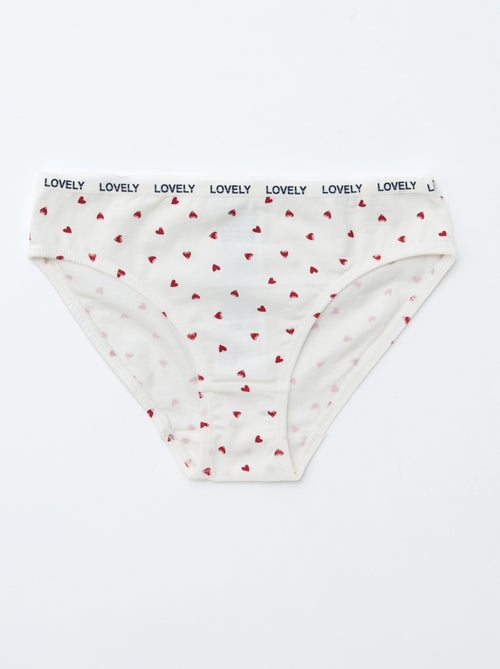 Pack of 4 Printed Briefs - Kiabi