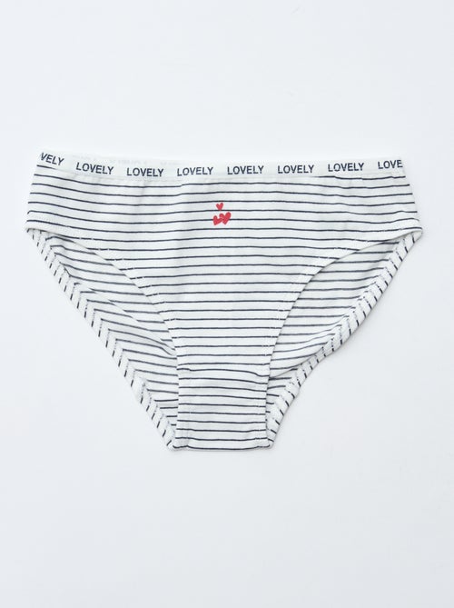 Pack of 4 Printed Briefs - Kiabi