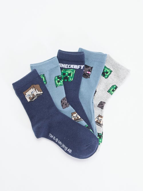 Pack of 5 'Minecraft' Socks - Kiabi