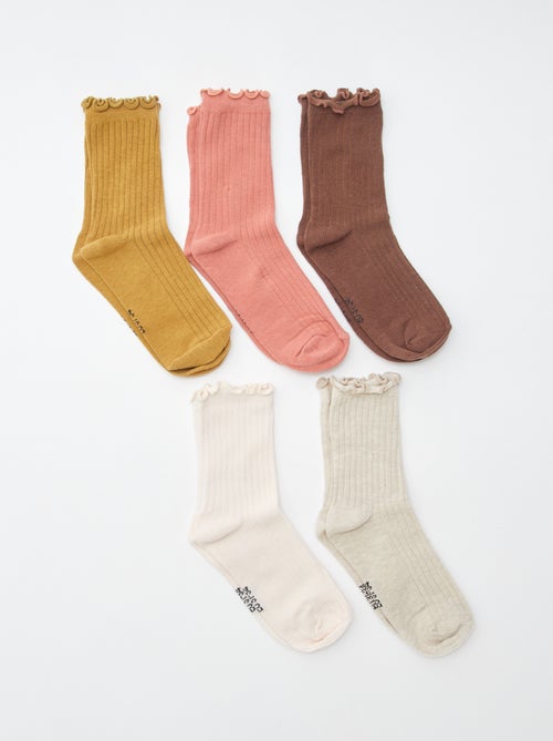 Pack of 5 pairs of socks - Kiabi