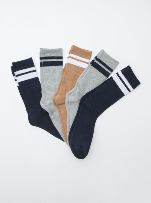 Pack of 5 pairs of socks - Kiabi