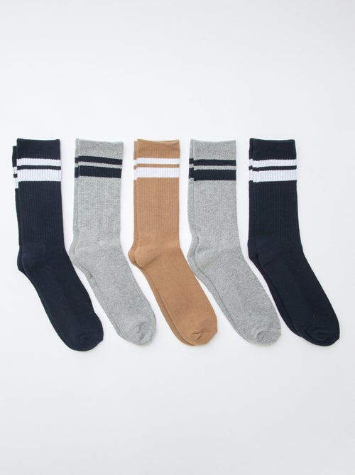 Pack of 5 pairs of socks - Kiabi