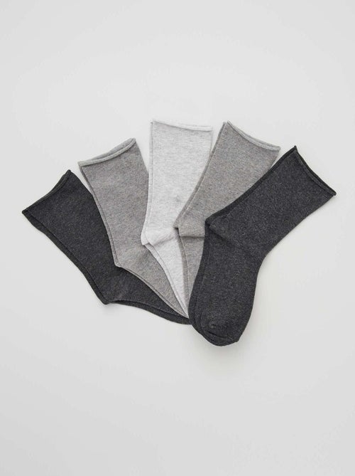 Pack of 5 pairs of socks - Kiabi