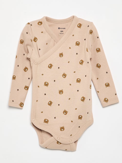 Pack of 5 printed cotton bodysuits - Kiabi