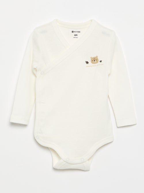 Pack of 5 printed cotton bodysuits - Kiabi