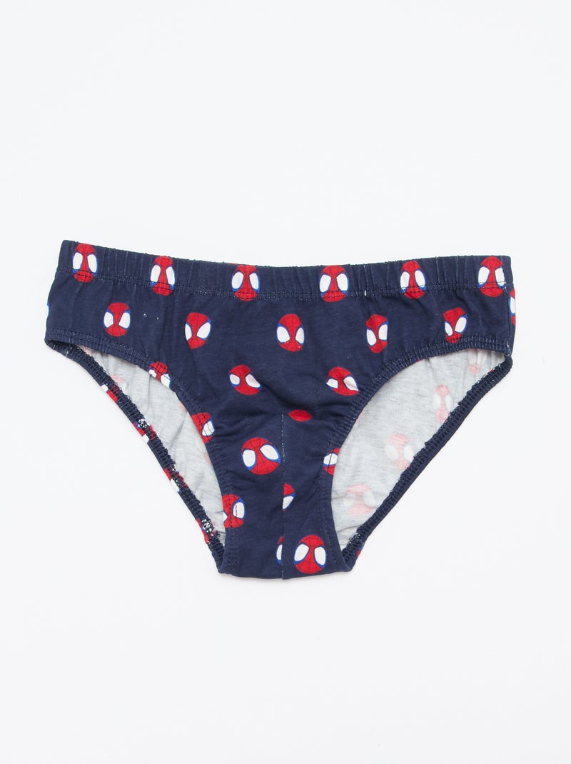 Pack of 5 'Spidey' Briefs Blue - Kiabi