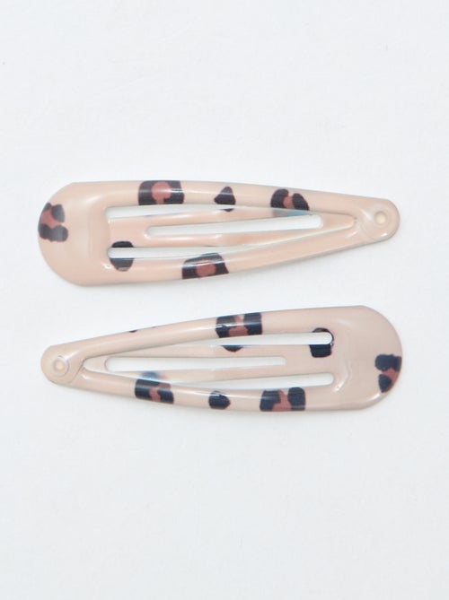 Pack of 6 snap hair slides - Kiabi