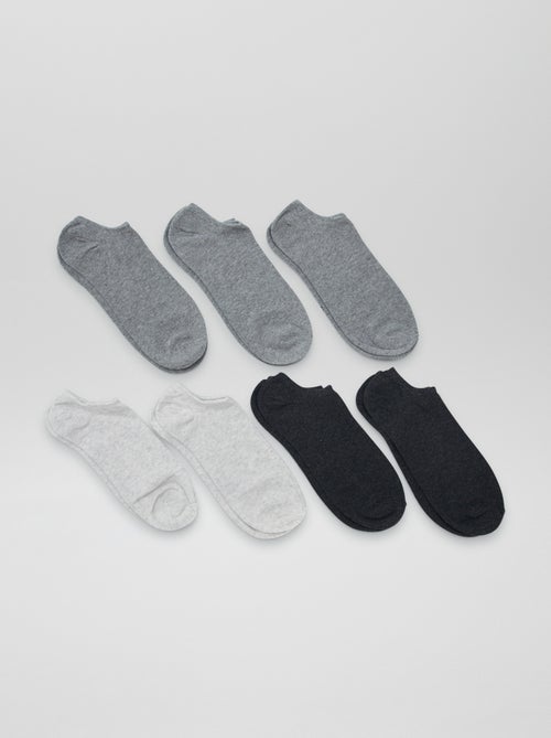 Pack of 7 Invisible Socks - Kiabi