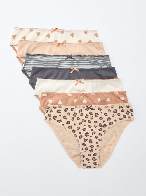 Pack of 7 panties - Kiabi
